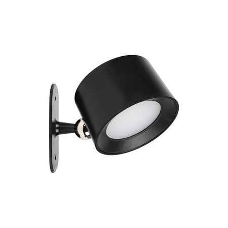 Lampa LED Kinkiet Ścienny Regulowany Magnes 1W 180lm 3000/4000/6500K CCT 120° Ściemnialna Czarny Rino Masterled