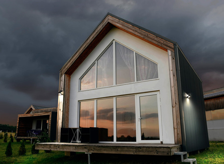 Lampa Solarna Ogrodowa Zewnętrzna Kinkiet Elewacyjny LED 1.5W 220lm 4000K IP65 Czarny Z Czujnikiem Ruchu i Zmierzchu Endura Ledvance