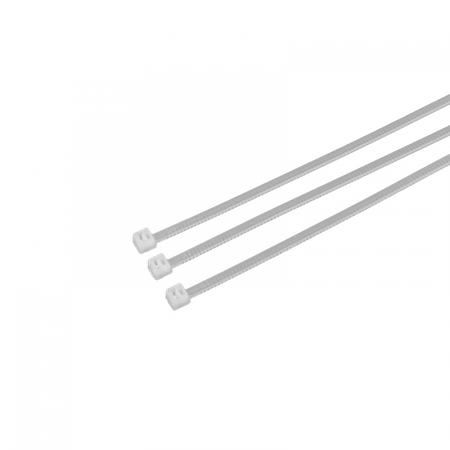 Opaski Zaciskowe Kablowe 2.5x200 mm Białe TRYTYTKI TRYTKI ZIPERKI OK-25200W .MORE 100 szt.