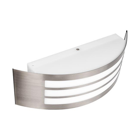 Kinkiet Ogrodowy Elewacyjny Lampa Zewnętrzna E27 INOX IP44 DORIS