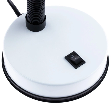 Lampka biurkowa szkolna do LED E27 GAMA KM4010-BL biała KM LUMILED