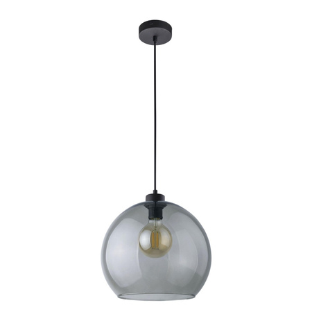 Lampa Sufitowa Wisząca CUBUS Zwis Czarno-Grafitowa Szklana Nowoczesna E27 4292 TK Lighting