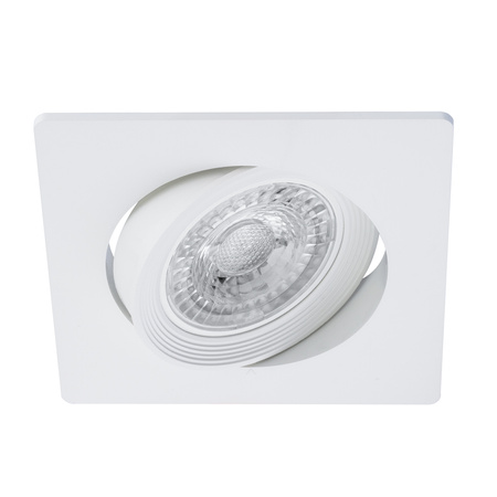 Oprawa Halogenowa Podtynkowa Ruchoma Kwadratowa Biała GU10 MR16 VENTUS Lumiled