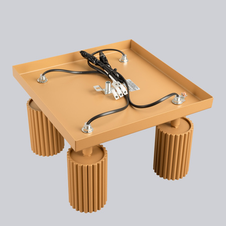 Lampa Sufitowa Reflektor Tuba Spot 4x GU10 Złota Karbon Deep Space SL.1564 Sollux