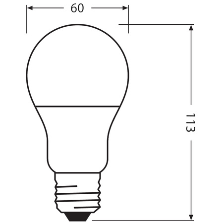 Żarówka LED PCR E27 A60 10W = 75W 1055lm 2700K 200° Eco Recykling Ciepła LEDVANCE