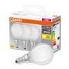 3x Żarówka LED P45 Kulka E14 4W = 40W 470lm 2700K Ciepła 300° BASE Osram