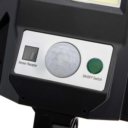 Lampa uliczna latarnia solarna LED 10W IP65 czujnik ruchu + Uchwyt + Pilot