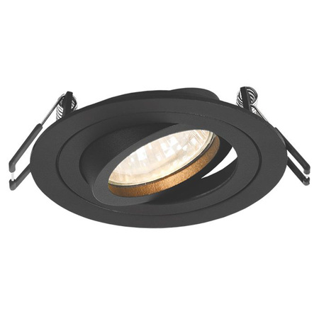 Oprawa Podtynkowa Wpuszczana 1x GU10 Czarna Videx