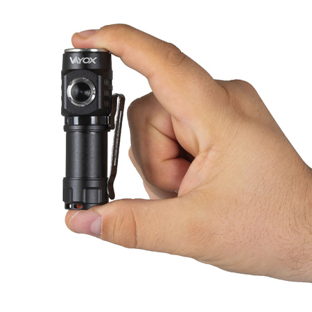 Latarka Czołowa Lampka Kieszonkowa LED USB Akumulatorowa Ręczna 500lm VA0033 VAYOX