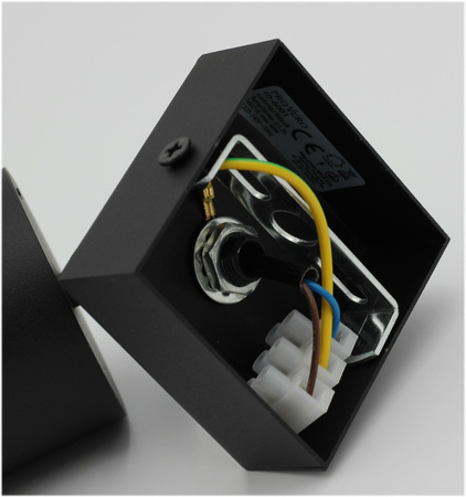 Lampa sufitowa QUALIS SPOT Reflektor Oprawa Halogenowa GU10 Czarna