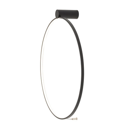 Lampa Sufitowa LED 21W 660lm 3000K Ciepła Czarna Nowoczesna CIRCOLO LED M 10815 Nowodvorski
