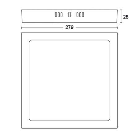Lampa Sufitowa Plafon LED 20W 2000lm 2700K Biała Magneos Philips