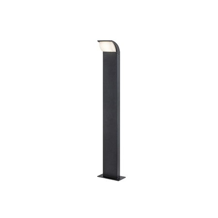 Lampa Ogrodowa Słupek Zewnętrzny Stojący 9W 80cm Czarny Nowoczesny Hongkong Rabalux