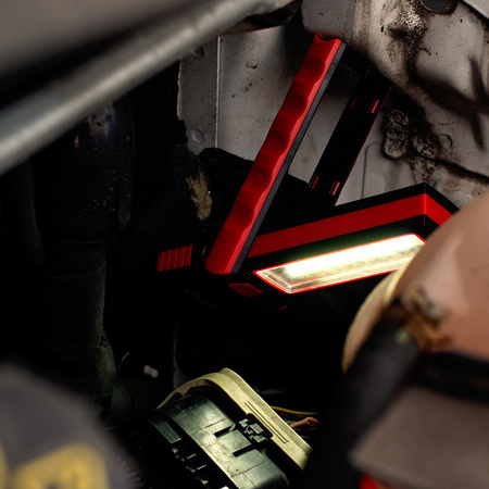 Latarka Na Baterie LED 4xAAA 120lm Warsztatowa Składana Robocza Magnes Hak VA0101 Vayox