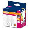 2x Żarówka LED P45 Kulka E14 6.5W = 60W 806lm 3000K Ciepła 180° VALUE CLASSIC Osram