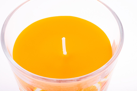 Świeca zapachowa dekoracyjna w szkle Pomarańcza