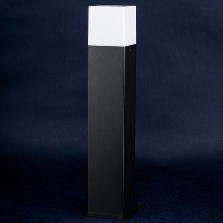 Lampa Ogrodowa LED E27 NEW YORK TUBA Słupek 44cm Grafit - GOLDLUX (Polux)