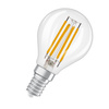 Żarówka LED P45 E14 Świeczka 3.4W = 40W 470lm 4000K Neutralna 320° Filament Ściemnialna SUPERSTAR Osram