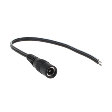 Gniazdo zasilania DC 2.5/5.5 mm MONTAŻOWE Z KABLEM 15cm