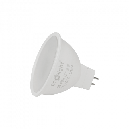 Żarówka LED Reflektor MR16 GU5.3 5W 400lm 3000K Ciepła 12V Ecolight