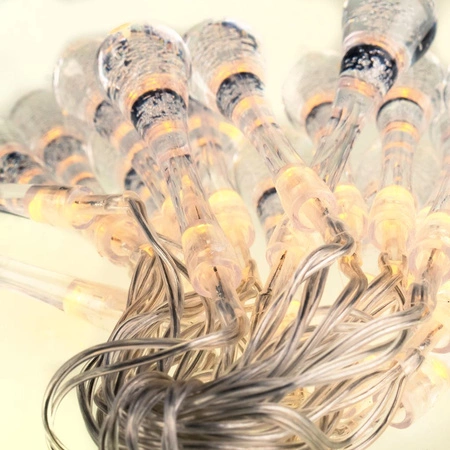 Sople plastikowe Girlanda na baterie 3x AA 20x LED MILAGRO EKD3942