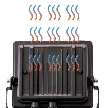 Naświetlacz LED ZUNA2 50W 4500lm 6500K IP65 Czarny LUMILED