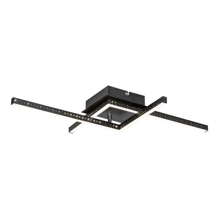 Lampa Sufitowa LED Natynkowa 23W Czarny Nowoczesny Casimir Rabalux