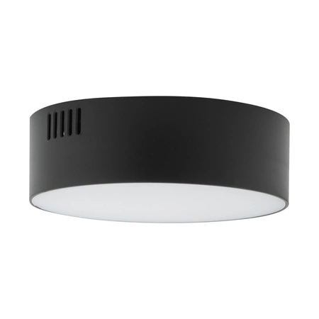 Plafon Lampa Sufitowa Oprawa Natynkowa LED 15W 1200lm 3000K Ciepła Czarna LID ROUND 10406 Nowodvorski