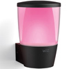 Kinkiet Ogrodowy LED Lampa Zewnętrzna 8.5W 650lm 2700-5000K RGB + TW Czarna Okrągła Inteligentna SMART WiFi Bluetooth Aplikacja ELPAS WiZ