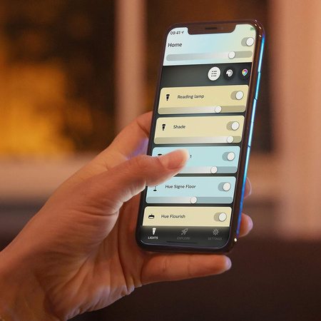 Plafon LED Lampa Sufitowa Natynkowa 22.5W 2500lm IP20 White Ambiance TW Aluminium 34.8cm Inteligentna SMART Zigbee Bluetooth Being Philips HUE