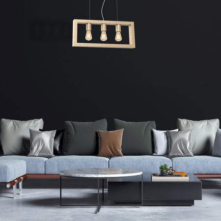 Lampa Wisząca Sufitowa MACK 3xE27 Milagro