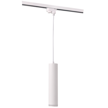 Lampa Oprawa Szynowa Wisząca Paris Biała do Szynoprzewodów GU10 POLUX