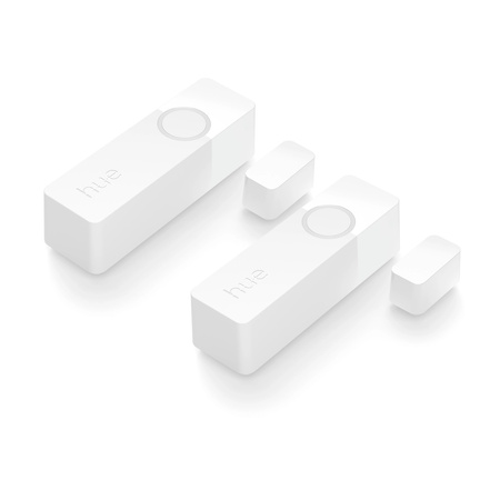 Inteligentny Czujnik Kontaktu do Okien i Drzwi Biały Bateryjny SMART Zigbee Contact Sensor Secure Philips HUE 2 szt.