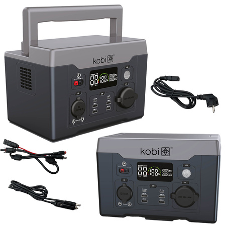 Bank Magazyn Energii Powerbox Przenośna Mobilna Stacja Zasilania 600W Premium KOBI