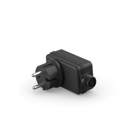 Zestaw 3x Lampa Ogrodowa Reflektor LED 6W 600lm 2700K IP44 Antracyt + Zasilacz Low Voltage 12V Philips