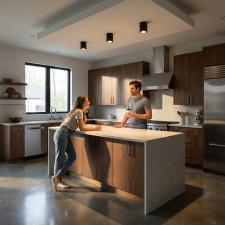 Oprawa Sufitowa Natynkowa Stała Okrągła APUS 10 Spot TUBA Czarna E27