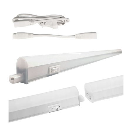 Oprawa meblowa LED Lampa Podszafkowa 8W 4000K 880lm 230V 60cm NEUTRALNA Kobi