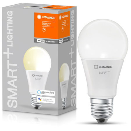 Żarówka LED E27 A60 9W 806lm 2700K Ciepła LEDVANCE SMART+ WiFi Ściemnialna