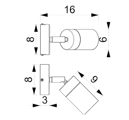 Kinkiet JOKER ZIELONY ZŁOTY lampa sufitowa ścienna GU10 MILAGRO Metal styl nowoczesny
