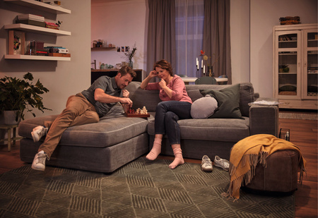 Lampa Sufitowa Reflektor 2x GU10 Biała Paisley Philips