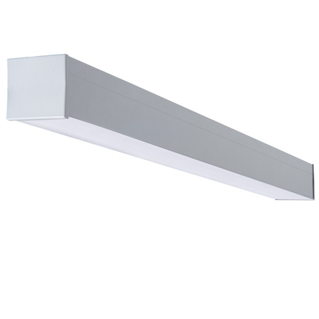 Oprawa Liniowa Lampa Sufitowa LED 52W 170cm 5800lm 4000K Neutralna 90° Srebrna Natynkowa KANLUX