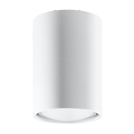 Lampa Sufitowa Oprawa Natynkowa SPOT TUBA GU10 Tubularna Biała Nowoczesna Lagos Sollux