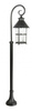 Lampa Ogrodowa Zewnętrzna Słupek LATARNIA E27 Toledo K 5002/2/R 116cm czarny Su-Ma