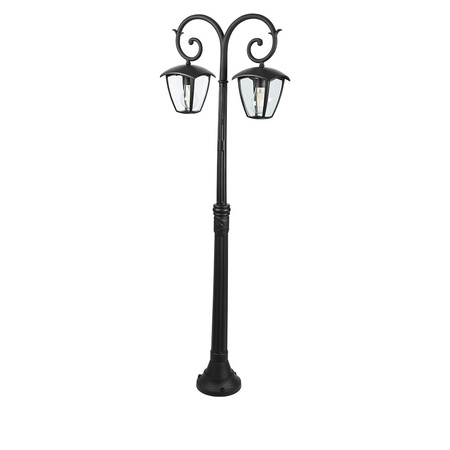 Lampa Ogrodowa Latarnia 2xE27 Wysoka 141CM Czarna VT-738 V-TAC