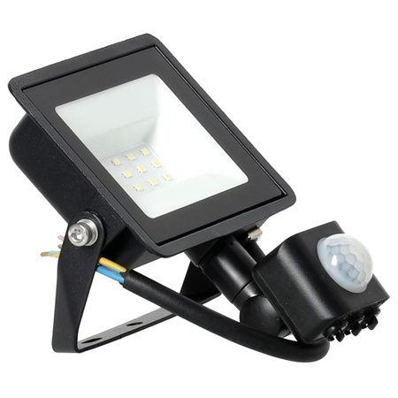 Naświetlacz LED Halogen 30W 2505lm 4000K IP65 Czarny Czujnik Ruchu MH Kobi