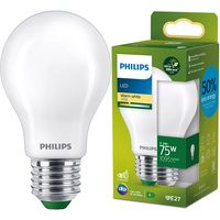 Żarówka LED E27 A60 5.2W = 75W 1095lm 210lm/W 2700K Ciepła 300° KLASA A UltraEfficient Philips