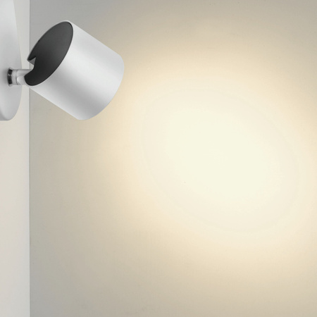 Lampa Sufitowa Reflektor LED 9W 1000lm 2700K Biała Star Philips