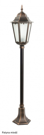 Lampa Ogrodowa Zewnętrzna Stojąca SŁUPEK Retro Classic II K 5002/2 H E27 115cm Su-Ma