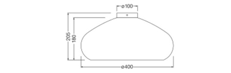 Lampa Sufitowa Dekoracyjna Natynkowa E27 Karton Brązowy Decor Ledvance