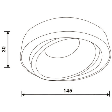 Zestaw Oprawa Podtynkowa Ruchoma GU10 ES111 Okrągła Biała Carpi LUMILED + Żarówka LED GU10 ES111 15W 3000K